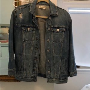 Madewell oversized denim jacket
